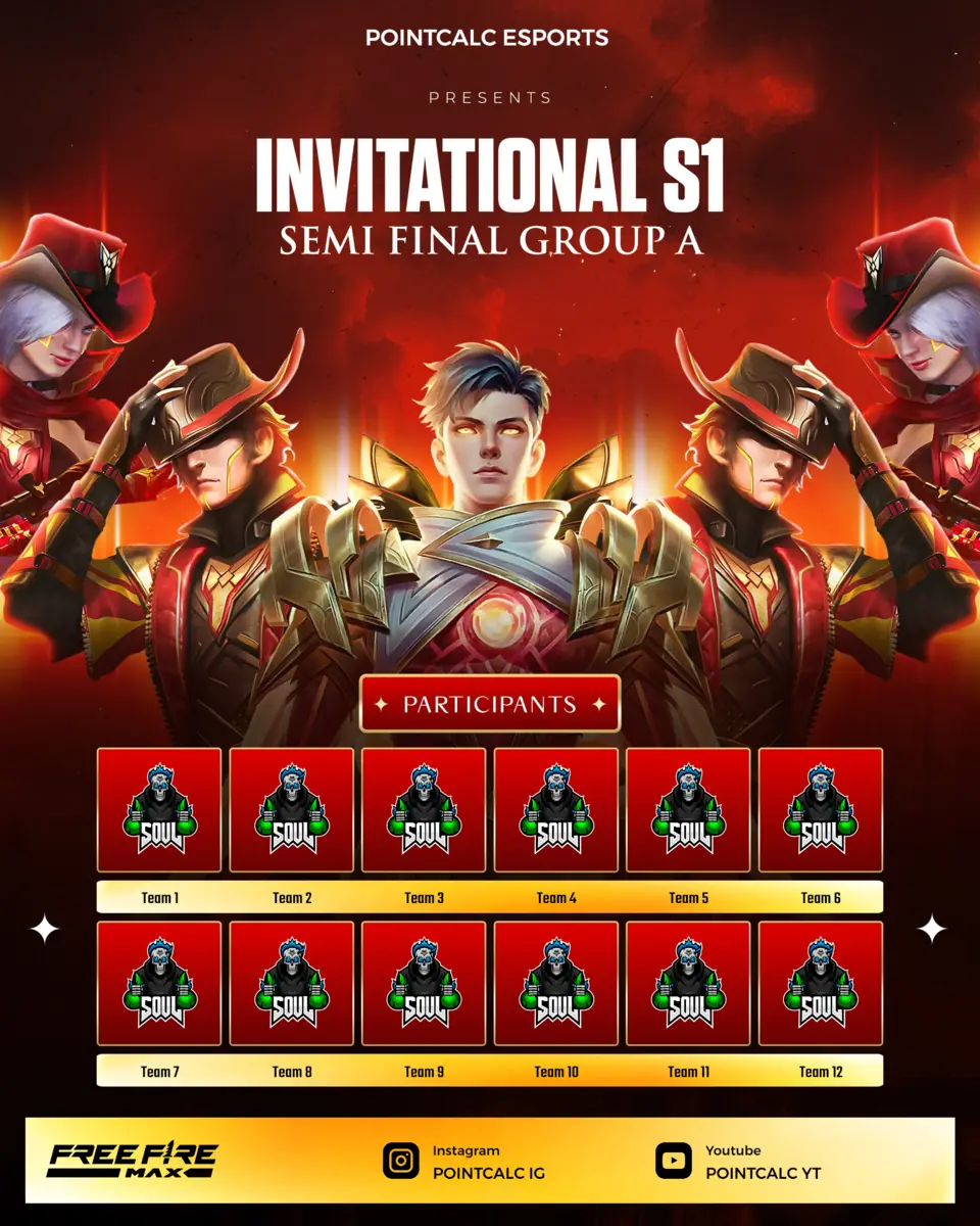 Team poster template