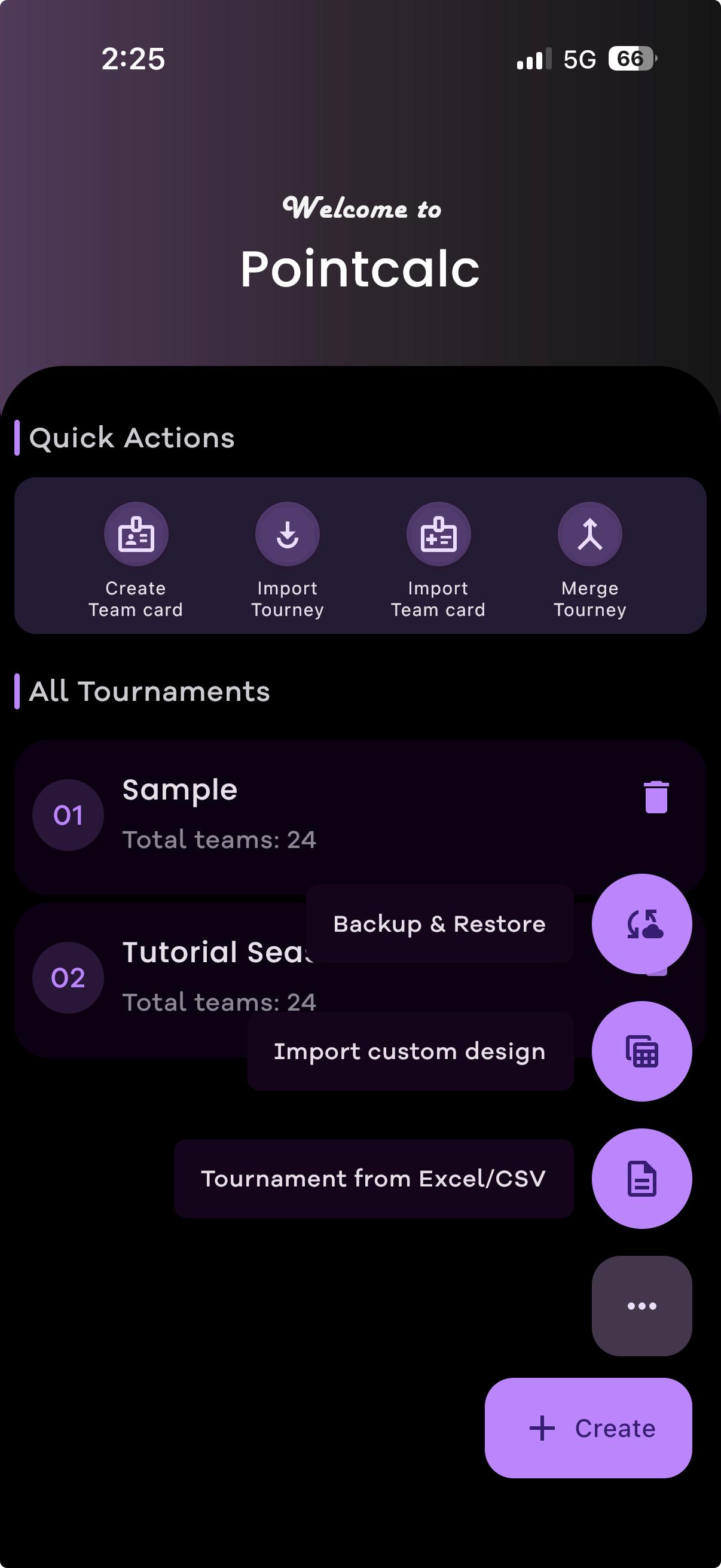 More actions