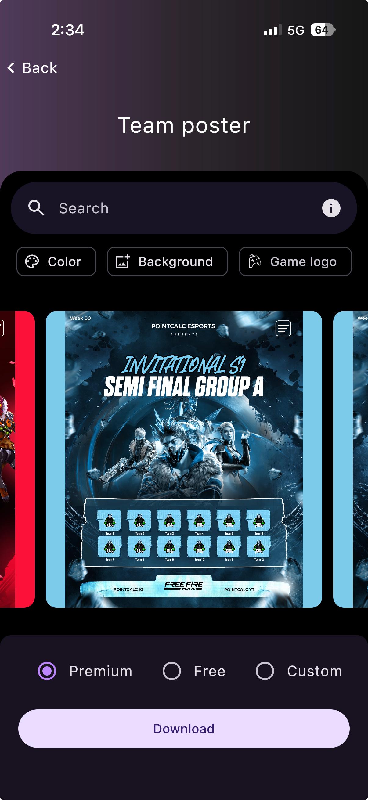 Team poster